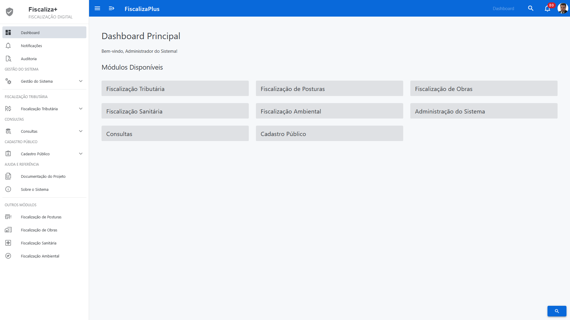 Dashboard Principal
